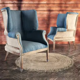 Hepplewhite wing chair